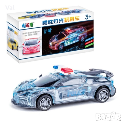 Музикална детска количка със светлинен ефект TOYCAR34, снимка 2 - Коли, камиони, мотори, писти - 52907339