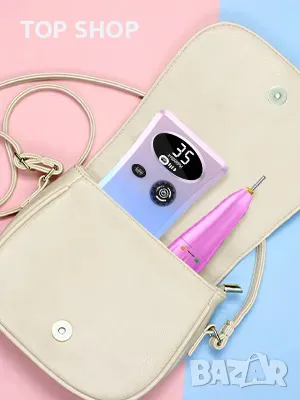 Акумулаторна пила за нокти Cadrim с аксесоари, снимка 8 - Електрически пили за пети - 48668308