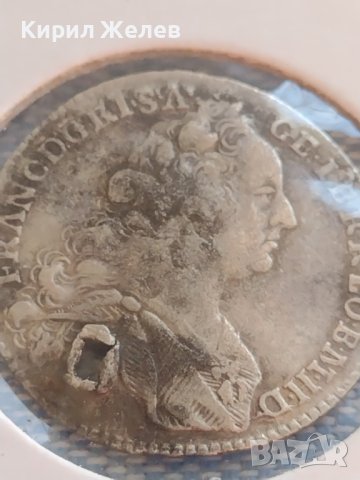 Сребърна монета 7 кройцера 1762г. Франц първи Свещена Римска Империя 13739, снимка 6 - Нумизматика и бонистика - 43015038