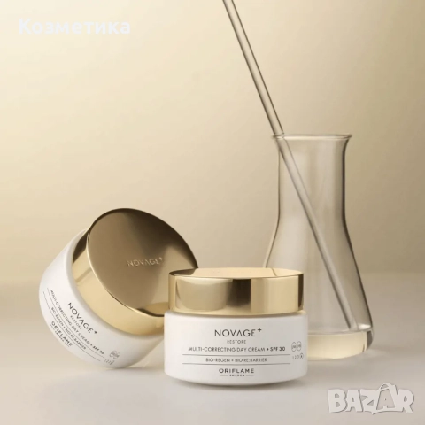 Коригиращ дневен крем Novage+ Restore SPF 30, снимка 3 - Козметика за лице - 52095207