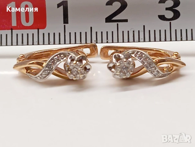 Руско злато , снимка 3 - Обеци - 53380189