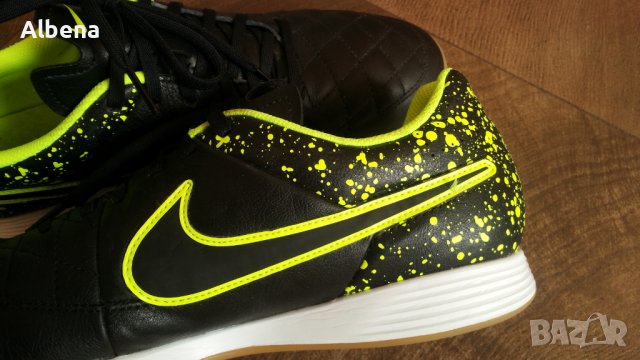 NIKE TIEMPO Размер EUR 42 / UK 7,5 обувки за футбол в зала естествена кожа 45-13-S, снимка 11 - Спортни обувки - 40028453