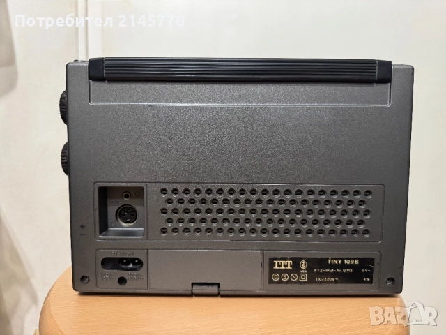 Радио ITT Tiny 109B, снимка 4 - Радиокасетофони, транзистори - 52867175