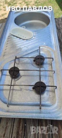 Плот с мивка и котлони и батерия за каравана, снимка 2 - Газови котлони - 50845732
