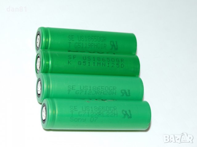 Оригинални Литиеви Батерии 18650 3.7v Li-Ion Battery, снимка 4 - Друга електроника - 17266045