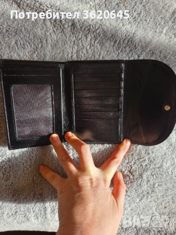 Дамско портмоне естествена кожа, снимка 2 - Портфейли, портмонета - 52888780