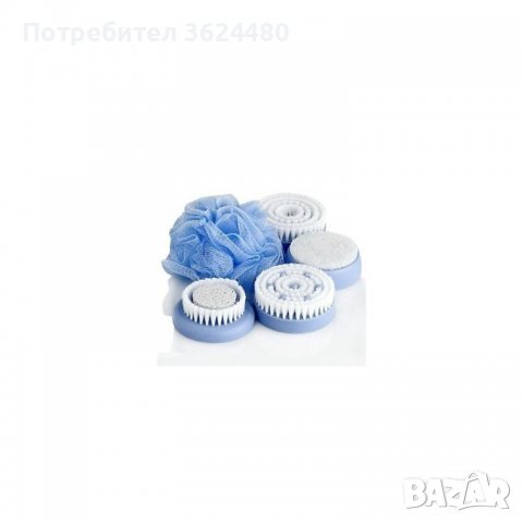 Масажираща електрическа четка за баня с пет приставки, снимка 2 - Масажори - 39908712