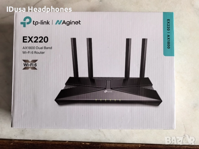 Рутер TP-Link EX220 AX1800 Dual-Band Wi-Fi 6