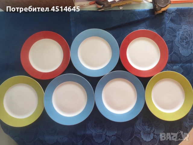 Чинии 7 бр.НОВИ порцелан d19 см., снимка 2 - Чинии - 51761861