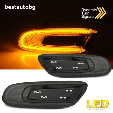 Диодни мигачи за Mini Cooper F55 / F56 / F57 (2014+) опушени