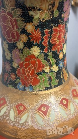 Голяма красива порцеланова ваза ръчно рисувана, снимка 6 - Декорация за дома - 43707339