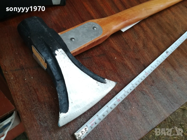 ЯКА БРАДВА С КЛИН-90СМ 2КГ С МЕТАЛНА ПЛАНКА 0810251727, снимка 3 - Градински инструменти - 51988531