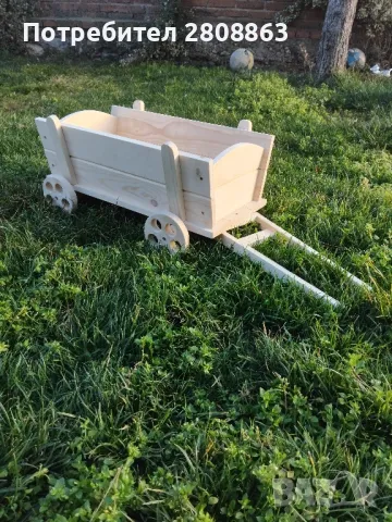 Декоративна каручка, снимка 9 - Декорация за дома - 48921600