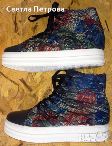 Два чифта дамски високи спортни обувки-40 номер, снимка 8 - Кецове - 28104500