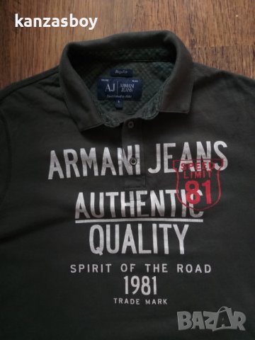 armani jeans - страхотна мъжка тениска, снимка 1 - Тениски - 37430092