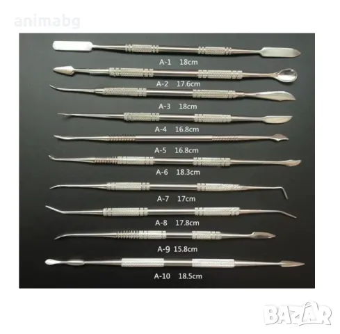 ANIMABG Професионални инструменти за моделиране, 10 броя, снимка 5 - Друга електроника - 49006610