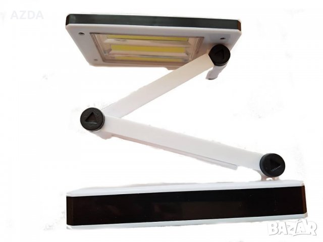 Сгъваема настолна преносима LED Лампа с 2 диода, снимка 5 - Настолни лампи - 26563283