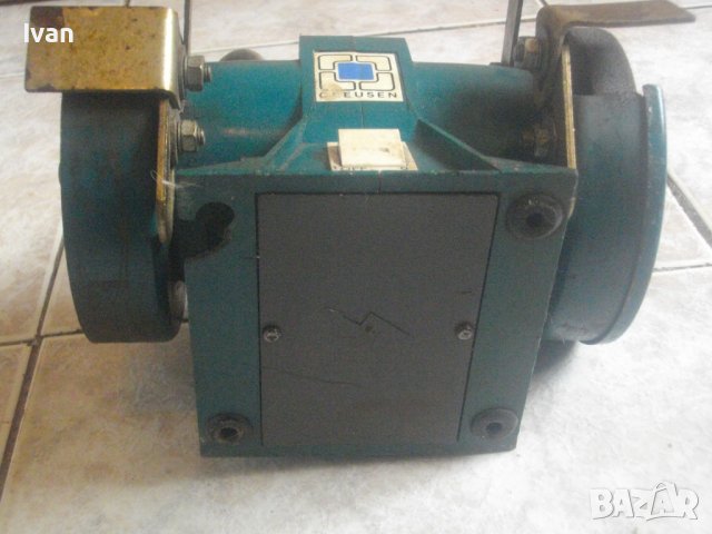 Бавна Скорост-75W/80-200W-Профи Обущарски Ел.Шмиргел-Герм/Холандия-RULER/CREUSEN-ф110мм, снимка 14 - Други инструменти - 37505530