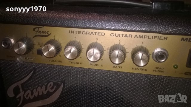 fame ml-20r guitar amplifier-33х31х17см-внос холандия, снимка 9 - Ресийвъри, усилватели, смесителни пултове - 27820697