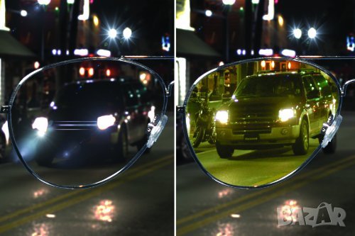 Очила за нощно шофиране с метални рамки, снимка 3 - Други - 33281192