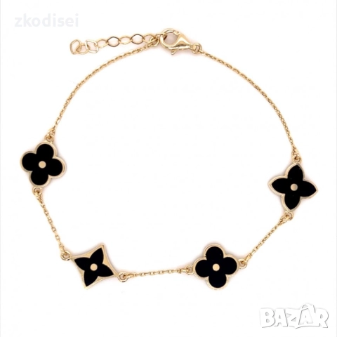 Златна дамска гривна Vuitton 3,09гр. 18,0см. 14кр. проба:585 модел:33782-3