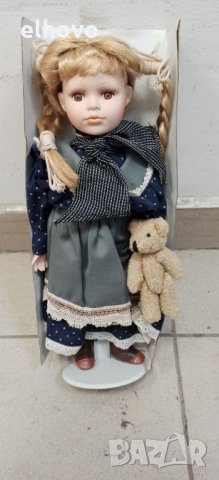 Порцеланова кукла 39см, снимка 3 - Кукли - 32606651
