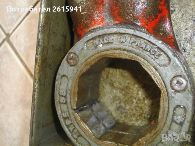 Virax-Винтонарезка-3 Глави-Френска-Професионална-Виракс 1/2 цол-1 цол-1 1/4 цол, снимка 6 - Други инструменти - 33027465