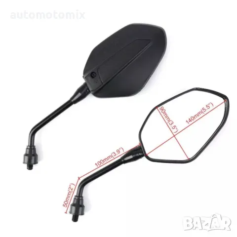МОТО ОГЛЕДАЛА Ф8/Ф10ММ., КОМПЛЕКТ 2БР. - 37108