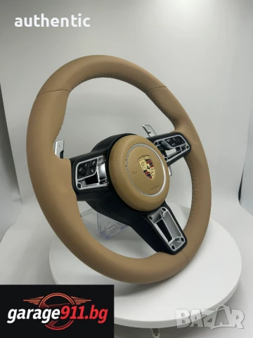 Кожен Волан Порше Porsche GT3 911 Cayenne Cayman Panamera Carrera Boxter 991 997, снимка 9 - Части - 46740256