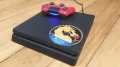 PS 4 slim 500 гб + Джойстик + Mortal Kombat 11 + Кабели | Почистена | PS4 , снимка 10