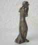 Фигура фигурки метал, изящна жена, жаба, бик, снимка 11