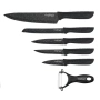 Комплект кухненски н о ж о в е Cheffinger MB09 – 6 части с мраморно покритие и магнитна кутия, снимка 8