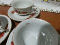 Стар български порцелан чашки за кафе барок , снимка 5