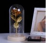 Вечна роза в стъкленица с LED светлина ПРОМОЦИЯ, снимка 4