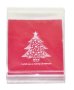 50 елха Merry Christmas червени Коледни опаковъчни пликчета торбички за дребни сладки или подаръци