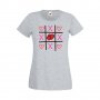 Дамска тениска Свети Валентин Tic Tac Toe Love 2, снимка 2
