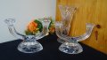 Предлагам свещници немски кристал и ваза., снимка 1 - Декорация за дома - 42993410