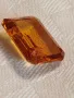 Голям Естествен Цитрин Правоъгълна шлифовка 21,6 ct, снимка 5