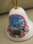 Порцеланова камбанка-5 см-сувенир от Улан Уде-Русия, снимка 2