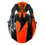 Кросова каска, За мотор, Атв и велосипед, S и M размер, Сив с оранжев, снимка 5