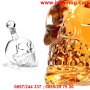 Стъклена бутилка "Череп" 500 мл и 1000 мл, снимка 1 - Чаши - 26800162