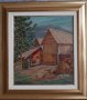 Йордан Филчев 1908 - 1968  Из родопите 1951г. Картина с маслени бои , снимка 2