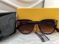 Fendi 2022 дамски слънчеви очила тип котка с лого, снимка 10