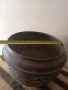Стара месингова саксия,кашпа, снимка 3