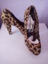 Леопардови дамски обувки на ток уникален стилен модел , снимка 6