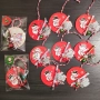Коледни късмети/висулки за закачане/ магнитче/топки/торбички от зебло, снимка 6