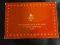 Ватикана PROOF 2008 г. - комплектен сет от 1 цент до 2 евро + възпоменателен сребърен медал, снимка 1