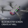 Drone F190 черен модел с LED, 4k камера, Wifi свързаност, сензор за гравитация, 360° ротация , снимка 3