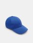 Нова шапка с козирка в син цвят