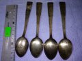 ЛОТ ЧЕТИРИ СТАРИ СССР ОРНАМЕНТИРАНИ РУСКИ ДЕБЕЛО ПОСРЕБРЕНИ ЛЪЖИЦИ БЯЛ БРОНЗ с МАРКИРОВКА 42102, снимка 8
